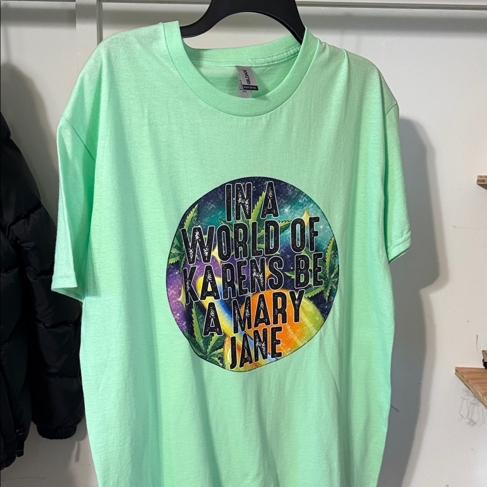 Vibrant Mint Graphic Tee